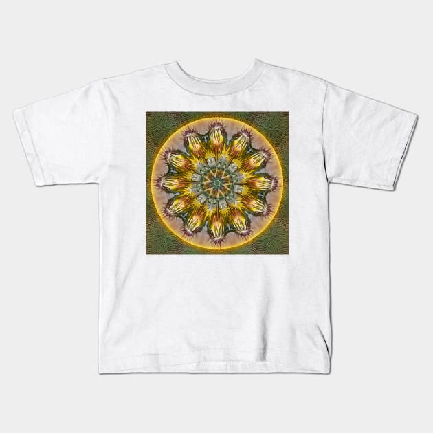 Sunflower Lollipops Kids T-Shirt by becky-titus